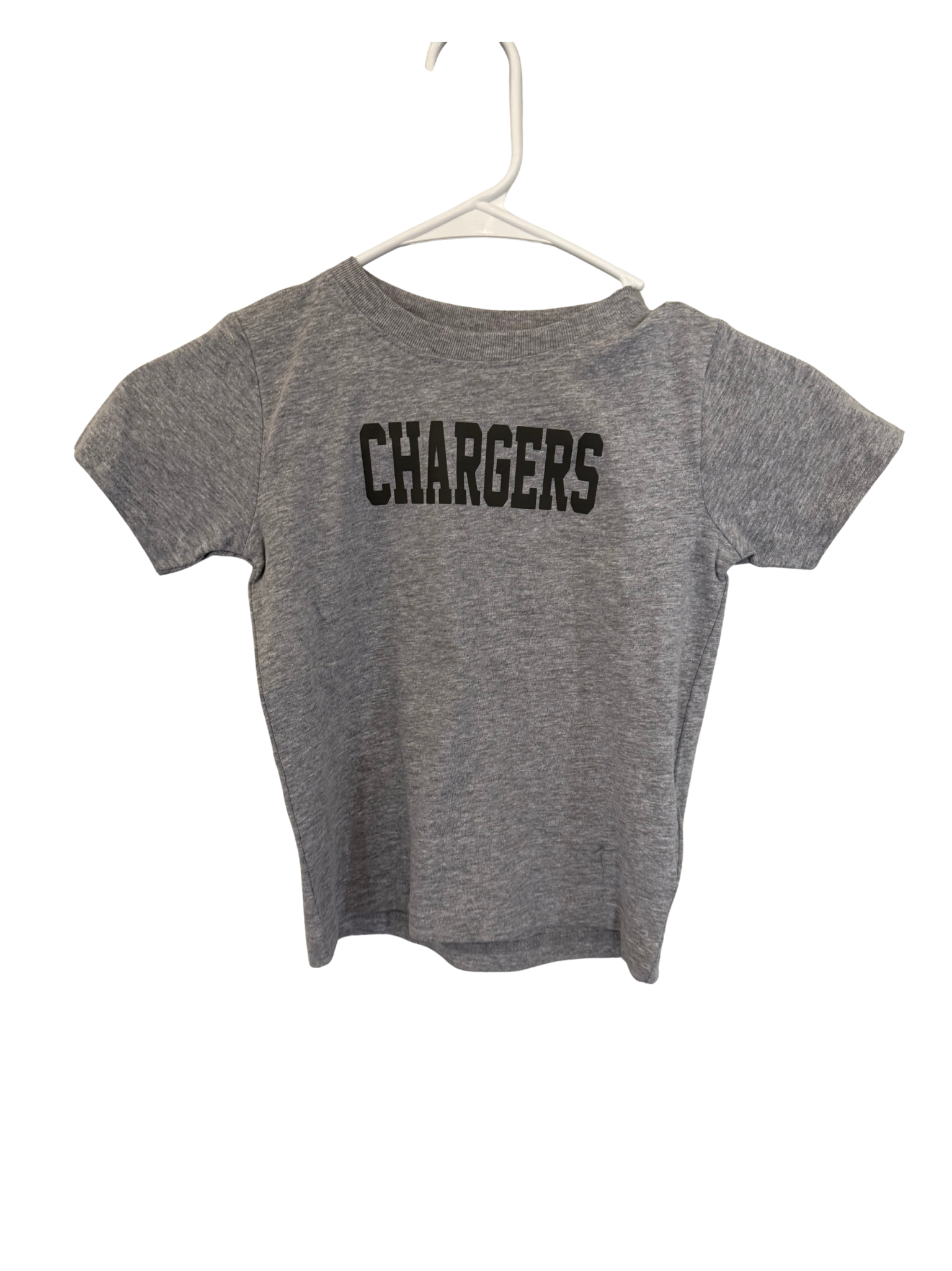 Youth Gray Short Sleeve T-Shirt (gray chargers)