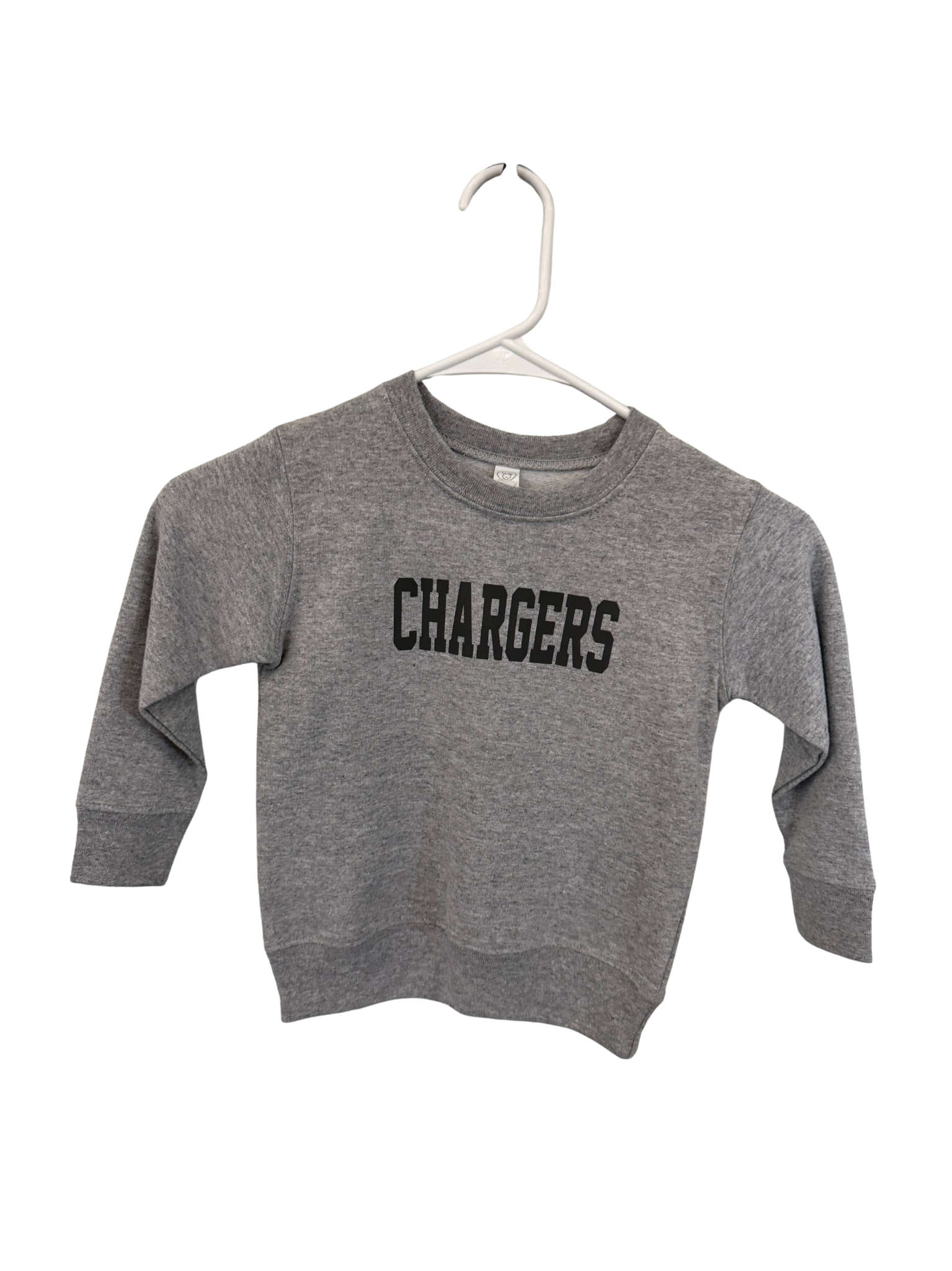 Youth Gray Crewneck (gray chargers)