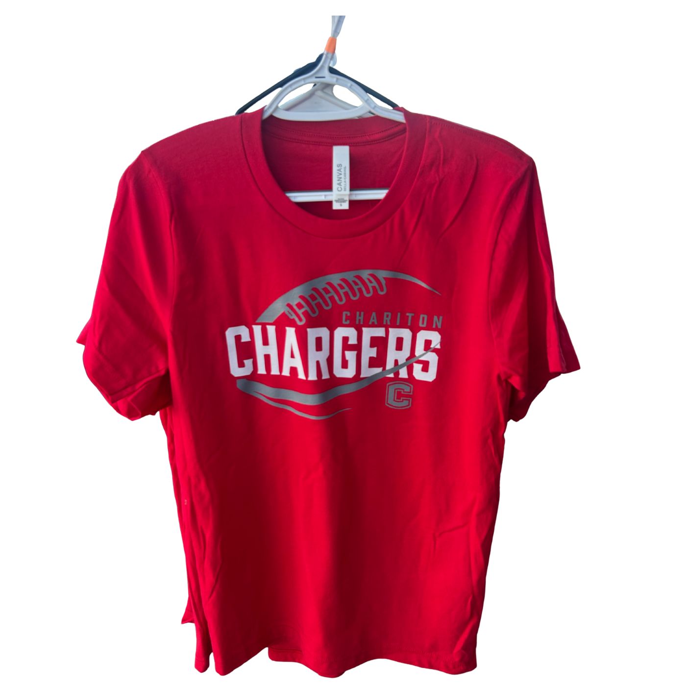 Red Short sleeve t-shirt football