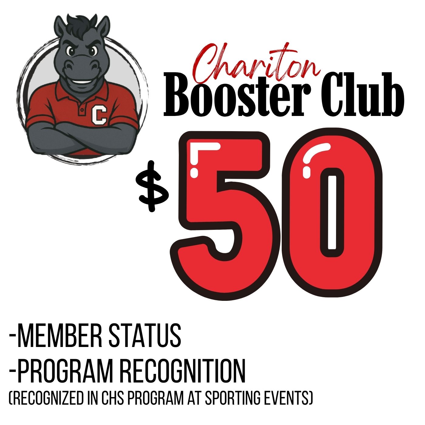 $50 BOOSTER MEMBERSHIP