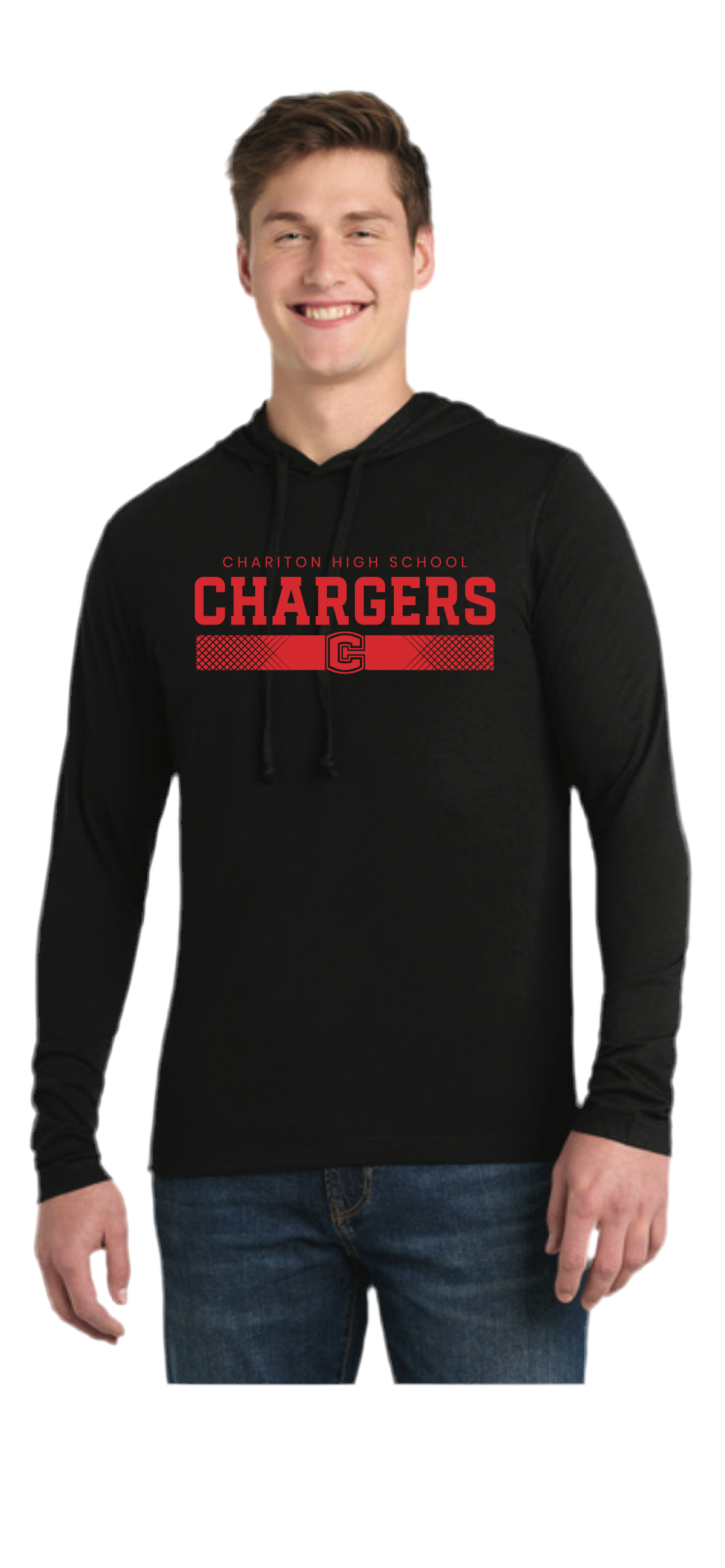 Black hoodie Long Sleeve Tshirt