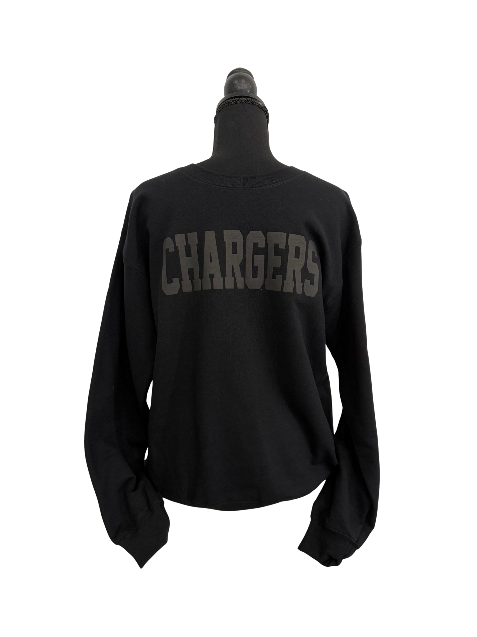 Black Crewneck (gray chargers)