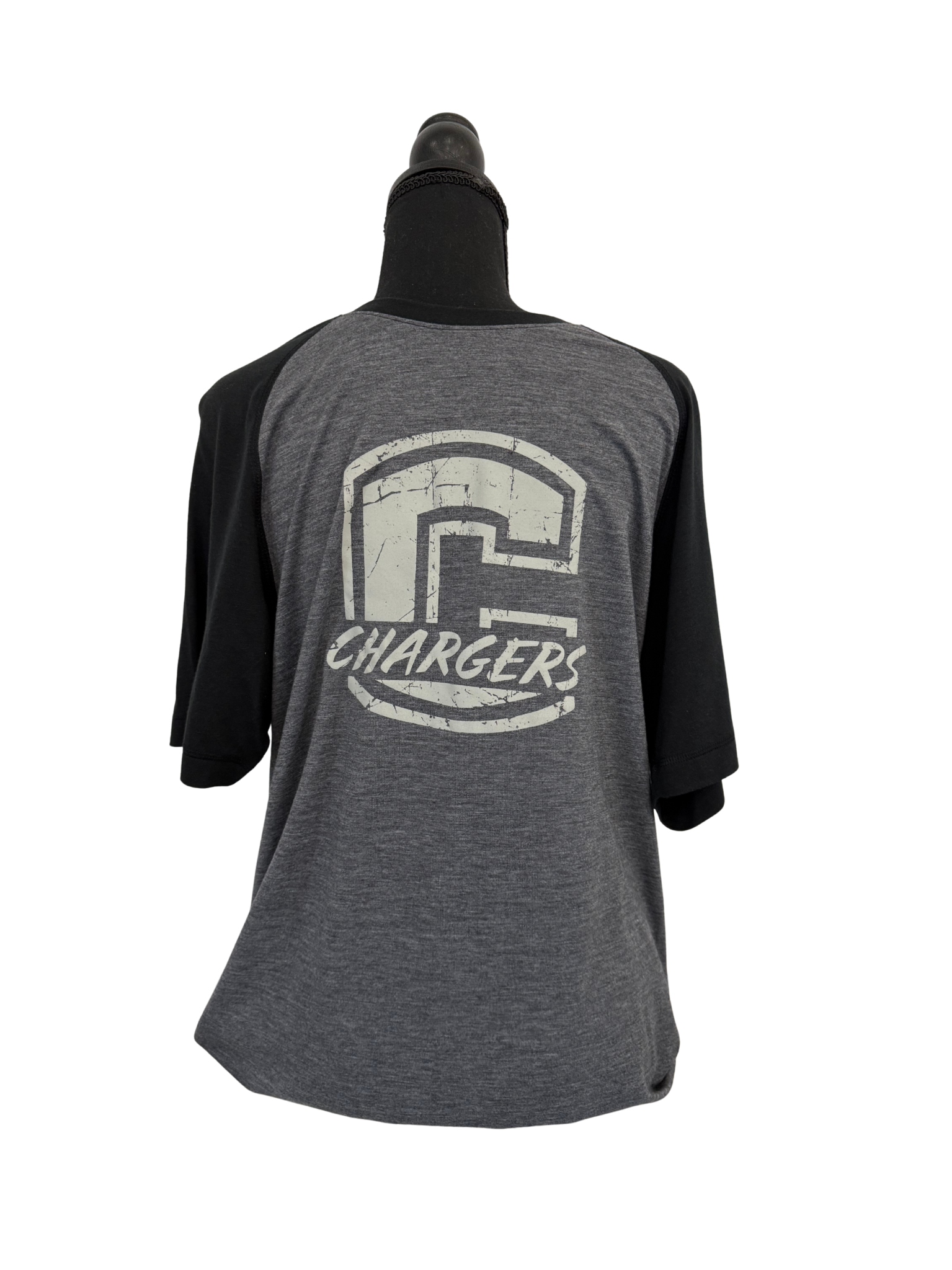 Dark Gray Short Sleeve T-Shirt (black sleeves)
