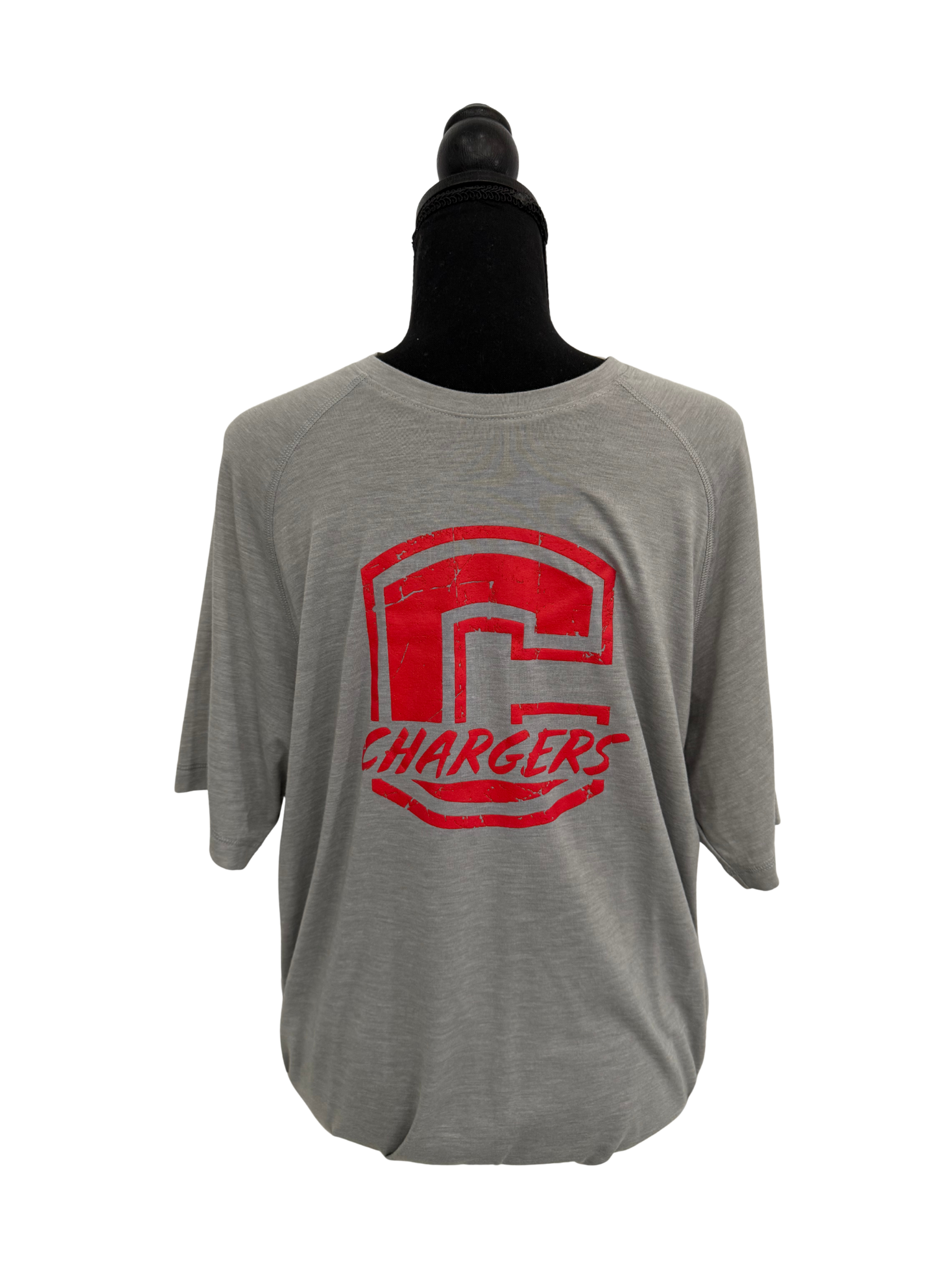 Gray Short Sleeve T-Shirt (Poly)
