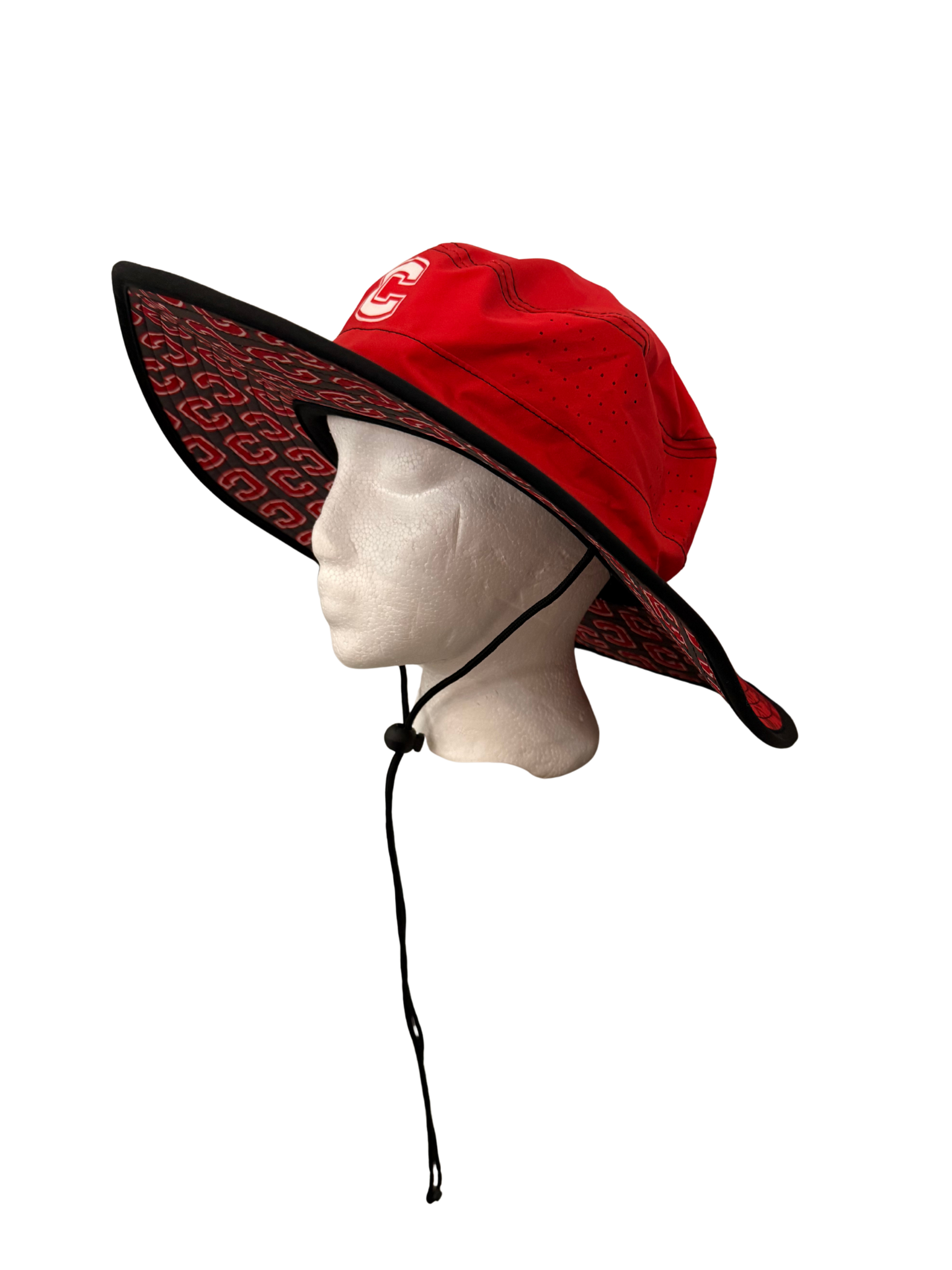 Red Large Bucket Hat
