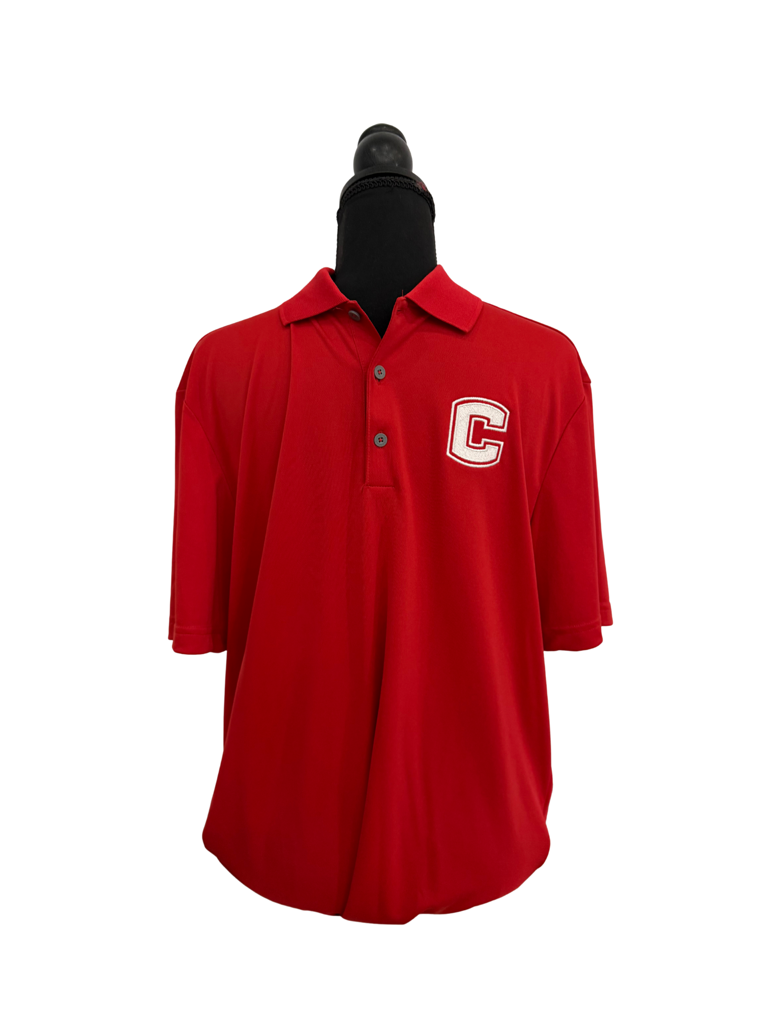 Red Short Sleeve Polo (adidas)
