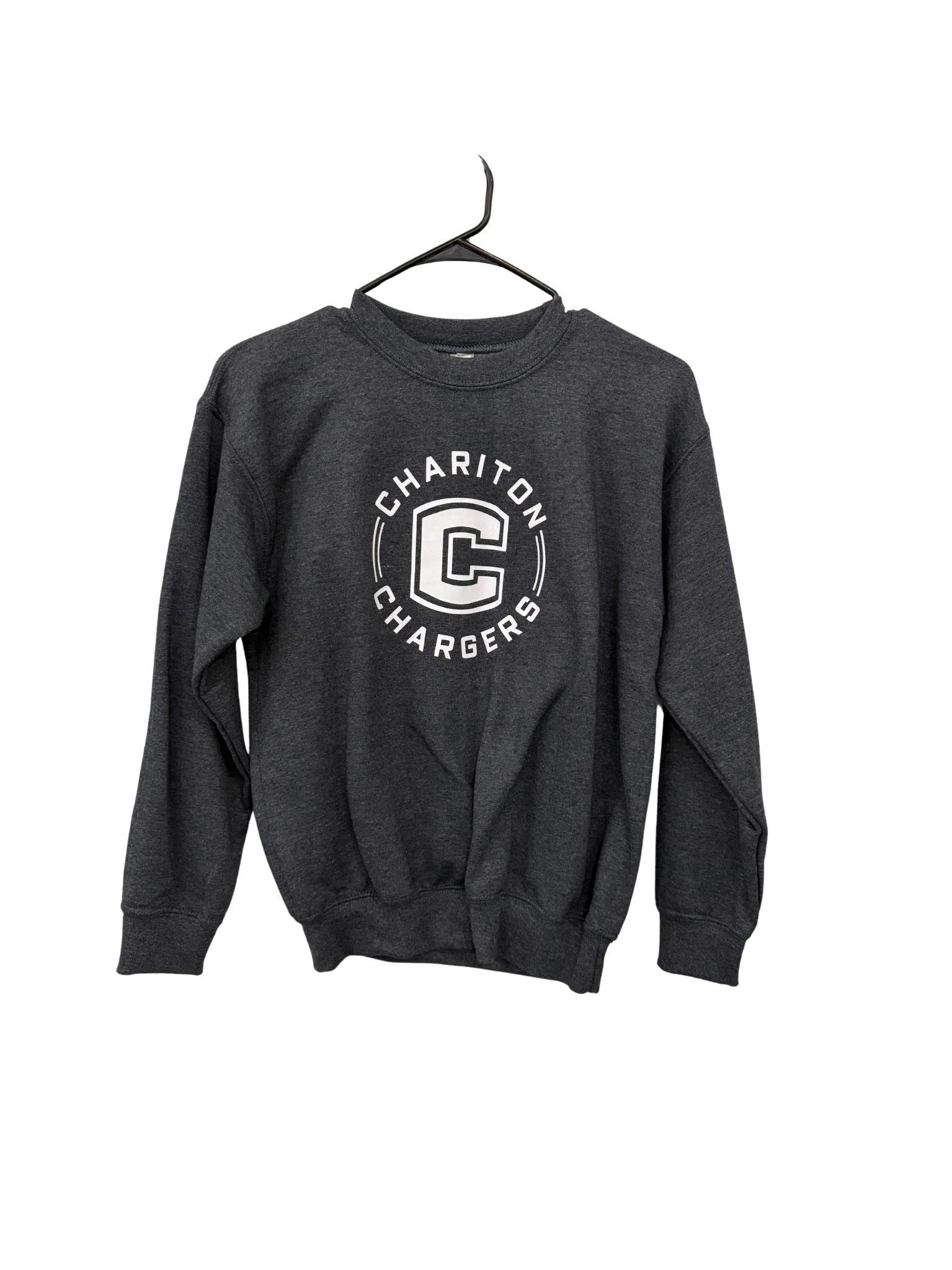 Dark Gray Youth Crewneck